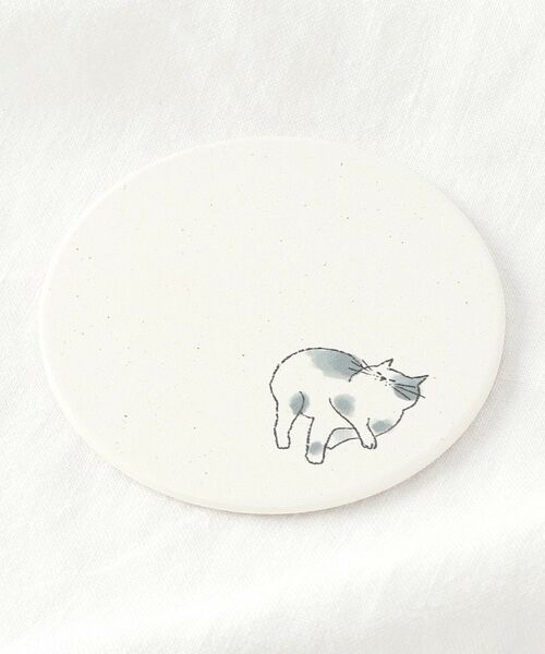 212 KITCHEN STORE / トゥーワントゥーキッチン ストア インテリア・生活雑貨・ホビー・ステーショナリー | 陶器珪藻土コースター neko ごろごろ | 詳細1