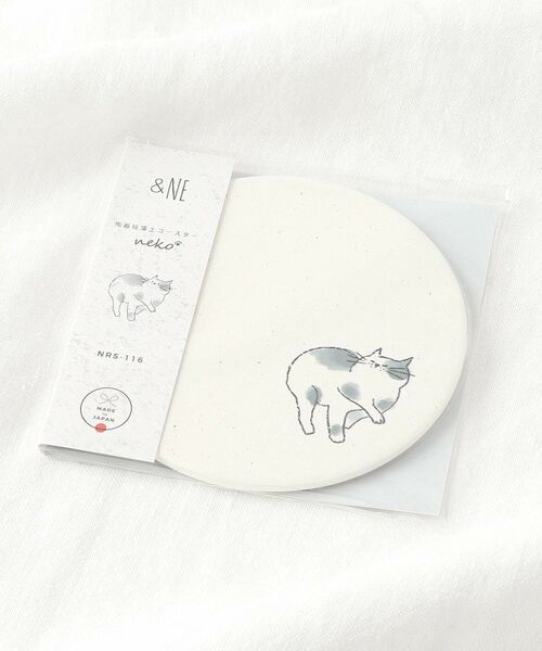 212 KITCHEN STORE / トゥーワントゥーキッチン ストア インテリア・生活雑貨・ホビー・ステーショナリー | 陶器珪藻土コースター neko ごろごろ | 詳細5