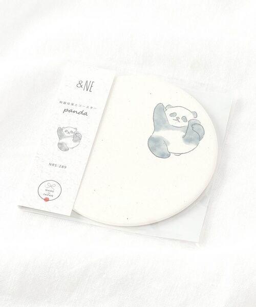 212 KITCHEN STORE / トゥーワントゥーキッチン ストア インテリア・生活雑貨・ホビー・ステーショナリー | 陶器珪藻土コースター panda ごろごろ | 詳細5