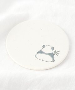 212 KITCHEN STORE / トゥーワントゥーキッチン ストア インテリア・生活雑貨・ホビー・ステーショナリー | 陶器珪藻土コースター panda たそがれ