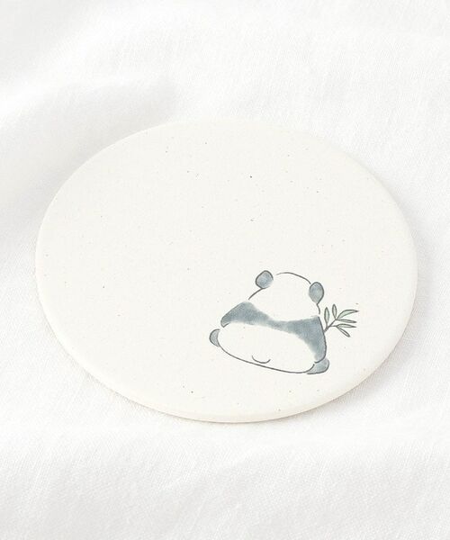 212 KITCHEN STORE / トゥーワントゥーキッチン ストア インテリア・生活雑貨・ホビー・ステーショナリー | 陶器珪藻土コースター panda たそがれ | 詳細1
