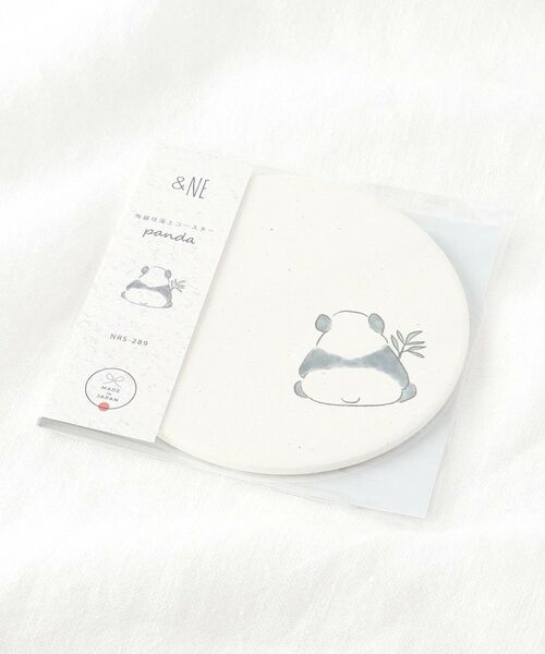 212 KITCHEN STORE / トゥーワントゥーキッチン ストア インテリア・生活雑貨・ホビー・ステーショナリー | 陶器珪藻土コースター panda たそがれ | 詳細5