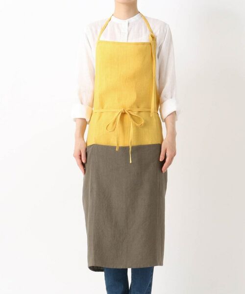 212 KITCHEN STORE / トゥーワントゥーキッチン ストア インテリア・生活雑貨・ホビー・ステーショナリー | チムニーエプロン リネン YE | 詳細1