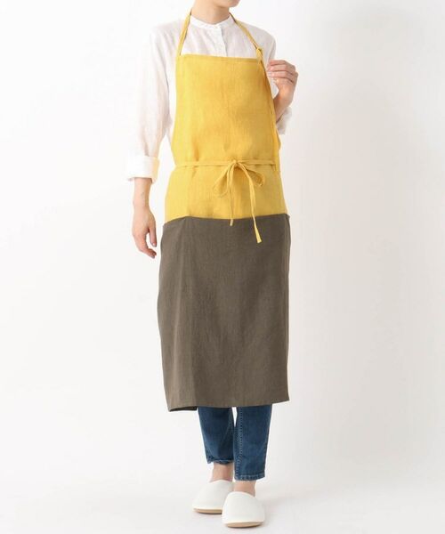 212 KITCHEN STORE / トゥーワントゥーキッチン ストア インテリア・生活雑貨・ホビー・ステーショナリー | チムニーエプロン リネン YE | 詳細9