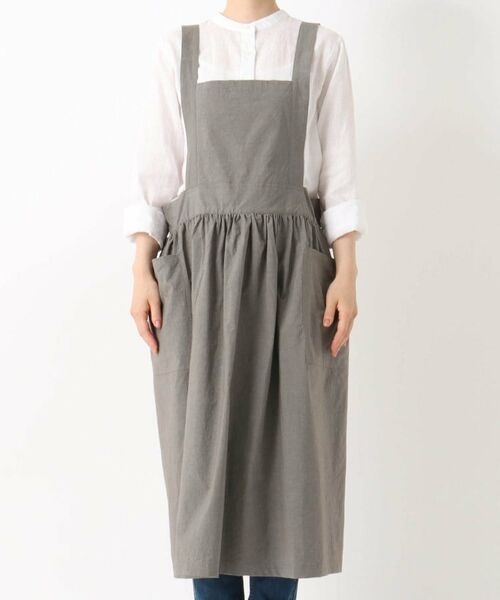 212 KITCHEN STORE / トゥーワントゥーキッチン ストア インテリア・生活雑貨・ホビー・ステーショナリー | ピナフォアエプロン DR GY | 詳細1