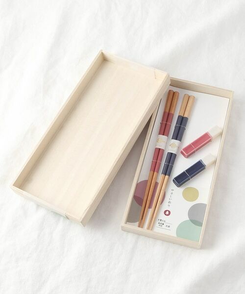 212 KITCHEN STORE / トゥーワントゥーキッチン ストア インテリア・生活雑貨・ホビー・ステーショナリー | やさしい彩 箸・箸置セット アカネ・ルリ | 詳細6