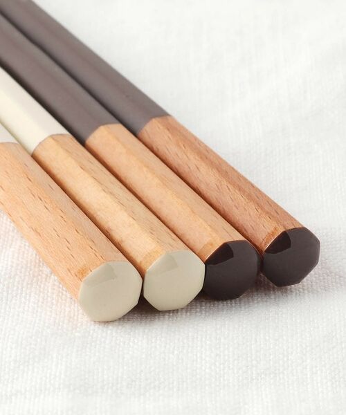 212 KITCHEN STORE / トゥーワントゥーキッチン ストア インテリア・生活雑貨・ホビー・ステーショナリー | やさしい彩 箸・箸置セット キナリ・クルミ | 詳細4