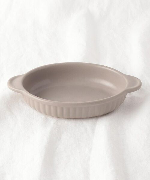 212 KITCHEN STORE / トゥーワントゥーキッチン ストア 食器 | 耐熱楕円グラタン グレー | 詳細1