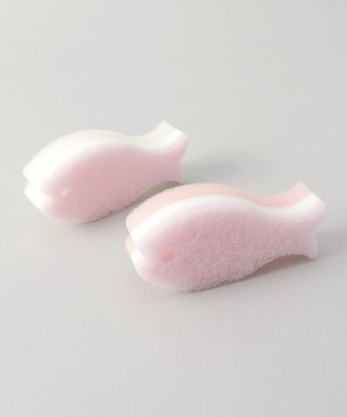 212 KITCHEN STORE / トゥーワントゥーキッチン ストア インテリア・インテリア雑貨 | おさかなスポンジ さくら 2個入り ＜marna マーナ＞ | 詳細1