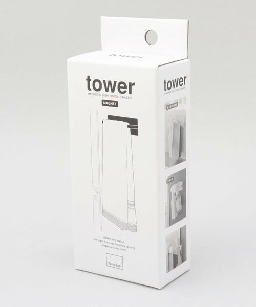 212 KITCHEN STORE / トゥーワントゥーキッチン ストア キッチンツール | マグネットキッチンタオルハンガー ホワイト 山崎実業 ＜tower タワー＞ | 詳細6
