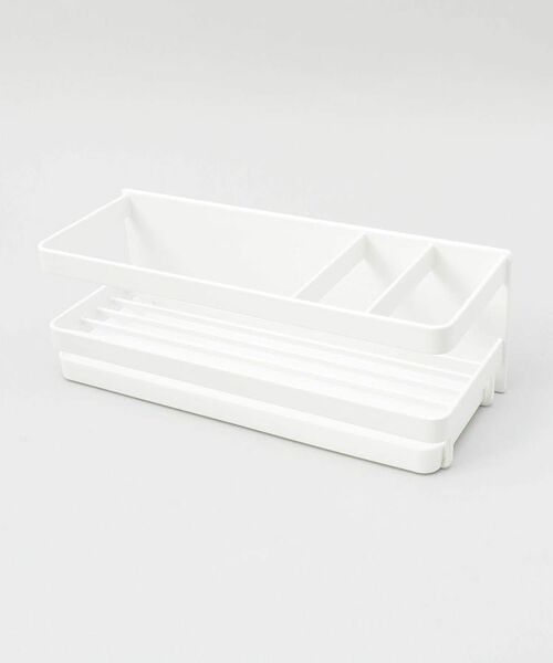 212 KITCHEN STORE / トゥーワントゥーキッチン ストア インテリア・インテリア雑貨 | マグネットスポンジ＆ディスペンサーラック トレー付き WH 山崎実業 ＜tower タワー＞ | 詳細1