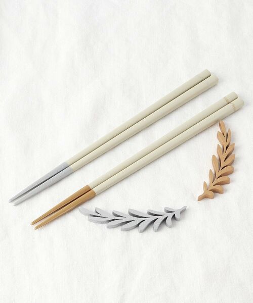 212 KITCHEN STORE / トゥーワントゥーキッチン ストア インテリア・生活雑貨・ホビー・ステーショナリー | 夫婦箸＆箸置きセット 月桂樹 | 詳細1