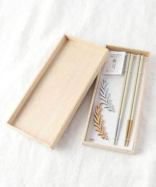 212 KITCHEN STORE / トゥーワントゥーキッチン ストア インテリア・生活雑貨・ホビー・ステーショナリー | 夫婦箸＆箸置きセット 月桂樹 | 詳細5