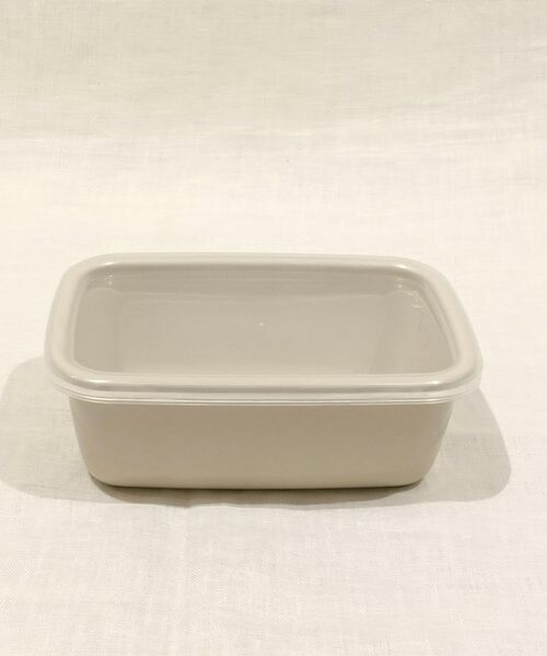 212 KITCHEN STORE / トゥーワントゥーキッチン ストア キッチンツール | レクタングル深型 S グレージュ 212K限定カラー ＜野田琺瑯＞ | 詳細2