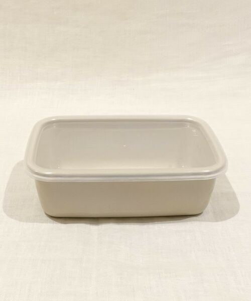 212 KITCHEN STORE / トゥーワントゥーキッチン ストア キッチンツール | レクタングル深型 M グレージュ 212K限定カラー ＜野田琺瑯＞ | 詳細2