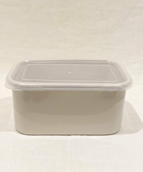 212 KITCHEN STORE / トゥーワントゥーキッチン ストア キッチンツール | レクタングル深型 LL グレージュ 212K限定カラー ＜野田琺瑯＞ | 詳細2