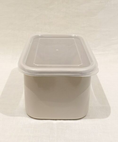 212 KITCHEN STORE / トゥーワントゥーキッチン ストア キッチンツール | レクタングル深型 LL グレージュ 212K限定カラー ＜野田琺瑯＞ | 詳細3