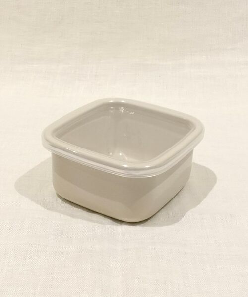 212 KITCHEN STORE / トゥーワントゥーキッチン ストア キッチンツール | スクウェア S グレージュ 212K限定カラー ＜野田琺瑯＞ | 詳細1