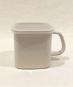 212 KITCHEN STORE / トゥーワントゥーキッチン ストア キッチンツール | 持ち手付きストッカー角型 L グレージュ 212K限定カラー ＜野田琺瑯＞