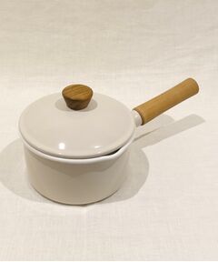 212 KITCHEN STORE / トゥーワントゥーキッチン ストア キッチンツール | クルール ソースパン 14cm グレージュ 212K限定カラー ＜野田琺瑯＞
