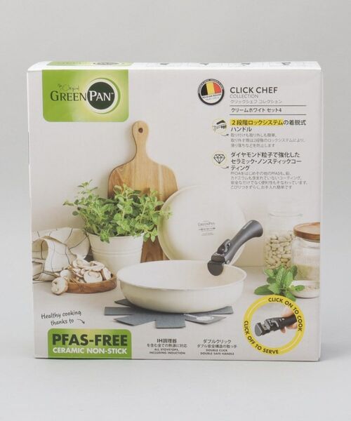 212 KITCHEN STORE / トゥーワントゥーキッチン ストア キッチンツール | クリックシェフ 4点セット WH ＜GREEN PAN グリーンパン＞ | 詳細11