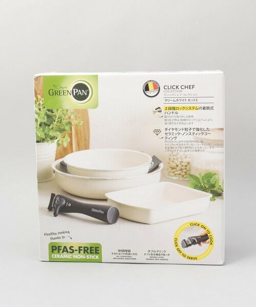 212 KITCHEN STORE / トゥーワントゥーキッチン ストア キッチンツール | クリックシェフ 5点セット WH ＜GREEN PAN グリーンパン＞ | 詳細14