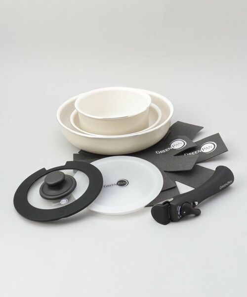 212 KITCHEN STORE / トゥーワントゥーキッチン ストア キッチンツール | クリックシェフ 8点セット WH ＜GREEN PAN グリーンパン＞ | 詳細1