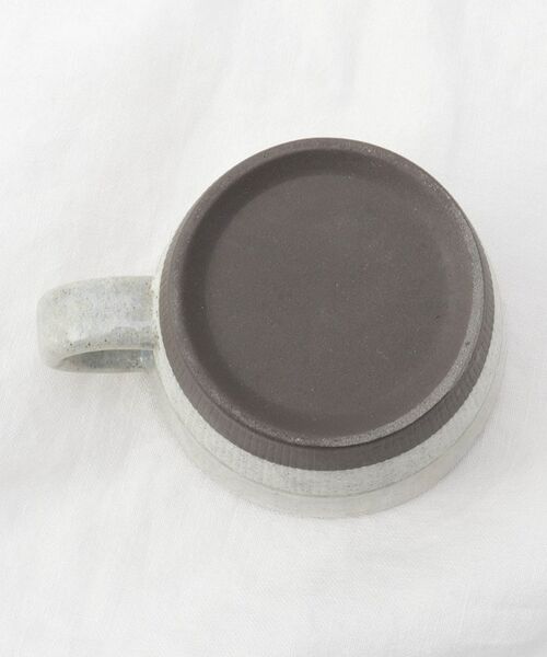 212 KITCHEN STORE / トゥーワントゥーキッチン ストア グラス・マグカップ | 掛け分け マグカップ 黒土 GY | 詳細4