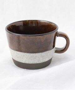 212 KITCHEN STORE / トゥーワントゥーキッチン ストア グラス・マグカップ | 掛け分け マグカップ 黒土 BR