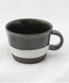 212 KITCHEN STORE / トゥーワントゥーキッチン ストア グラス・マグカップ | 掛け分け マグカップ 黒土 GR