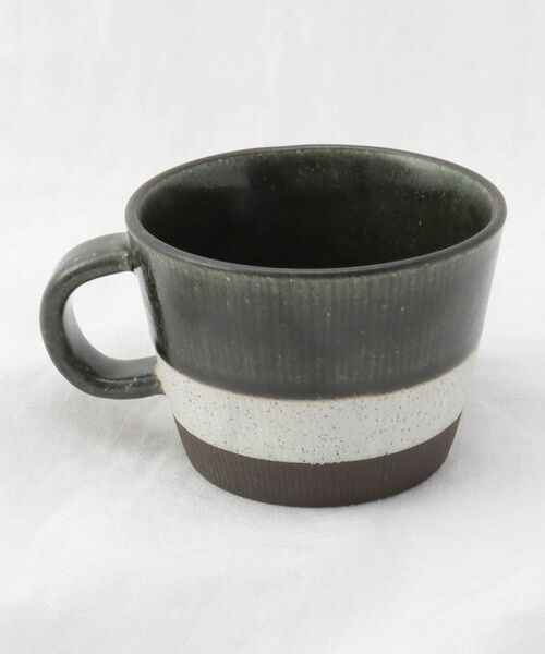 212 KITCHEN STORE / トゥーワントゥーキッチン ストア グラス・マグカップ | 掛け分け マグカップ 黒土 GR | 詳細2