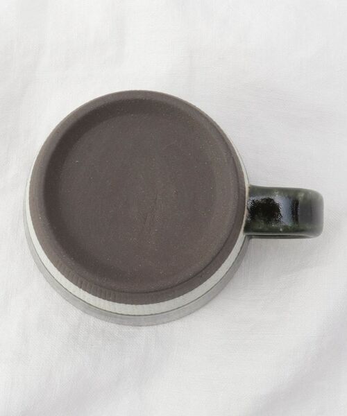 212 KITCHEN STORE / トゥーワントゥーキッチン ストア グラス・マグカップ | 掛け分け マグカップ 黒土 GR | 詳細4