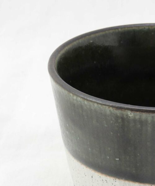 212 KITCHEN STORE / トゥーワントゥーキッチン ストア グラス・マグカップ | 掛け分け マグカップ 黒土 GR | 詳細5