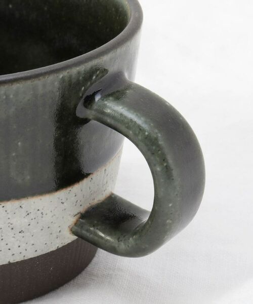 212 KITCHEN STORE / トゥーワントゥーキッチン ストア グラス・マグカップ | 掛け分け マグカップ 黒土 GR | 詳細6