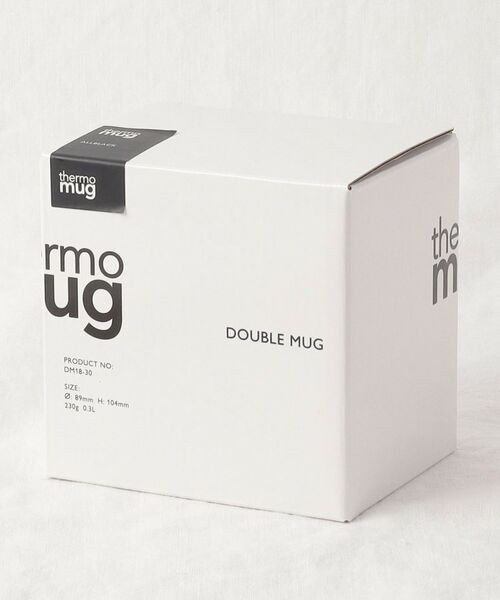 212 KITCHEN STORE / トゥーワントゥーキッチン ストア グラス・マグカップ | ダブルマグ オールブラック | 詳細8