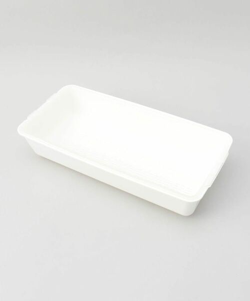 212 KITCHEN STORE / トゥーワントゥーキッチン ストア キッチンツール | 楽ック豆腐トレー付き　盛り皿スリム | 詳細1
