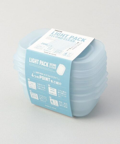 212 KITCHEN STORE / トゥーワントゥーキッチン ストア キッチンツール | ライトパックセカンドクリア 200ml 3P ＜TAKEYA タケヤ＞ | 詳細4