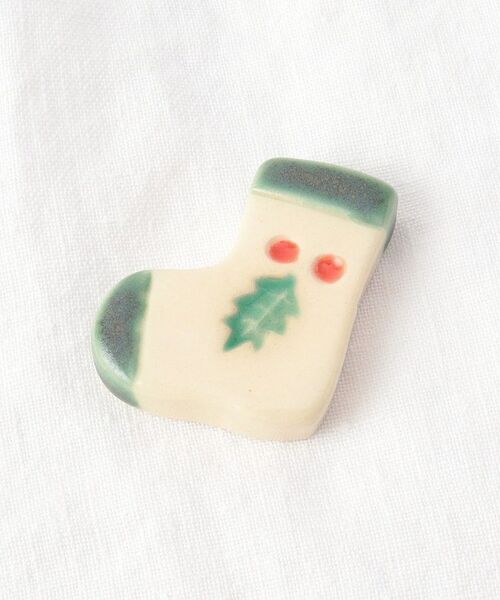 212 KITCHEN STORE / トゥーワントゥーキッチン ストア インテリア・生活雑貨・ホビー・ステーショナリー | くつした グリーン 箸置き | 詳細1