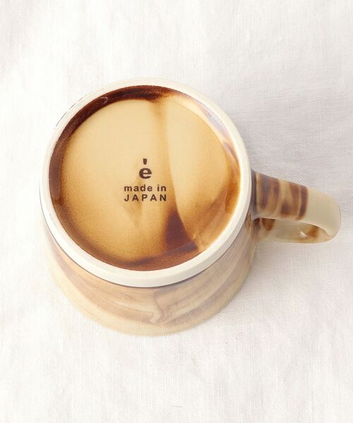 212 KITCHEN STORE / トゥーワントゥーキッチン ストア グラス・マグカップ | マーブル 蓋つきマグ BR | 詳細3