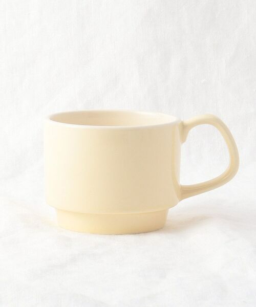 212 KITCHEN STORE / トゥーワントゥーキッチン ストア グラス・マグカップ | スタックマグ 330ml アイボリー | 詳細1