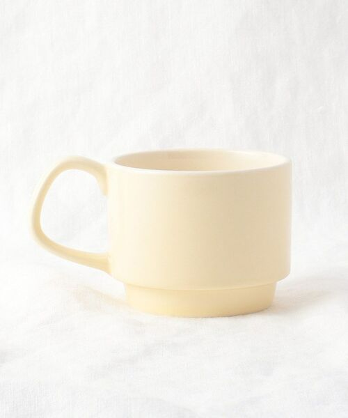 212 KITCHEN STORE / トゥーワントゥーキッチン ストア グラス・マグカップ | スタックマグ 330ml アイボリー | 詳細2