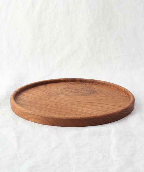 212 KITCHEN STORE / トゥーワントゥーキッチン ストア インテリア・生活雑貨・ホビー・ステーショナリー | チークラウンドトレイ | 詳細1