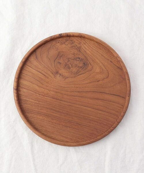 212 KITCHEN STORE / トゥーワントゥーキッチン ストア インテリア・生活雑貨・ホビー・ステーショナリー | チークラウンドトレイ | 詳細3