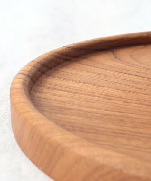 212 KITCHEN STORE / トゥーワントゥーキッチン ストア インテリア・生活雑貨・ホビー・ステーショナリー | チークラウンドトレイ | 詳細5