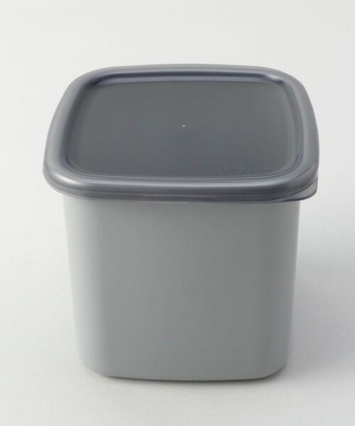 212 KITCHEN STORE / トゥーワントゥーキッチン ストア キッチンツール | ＋グレー スクウェアＬ シール蓋付 ＜野田琺瑯＞ | 詳細1