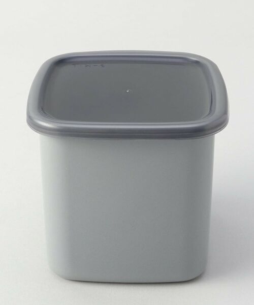 212 KITCHEN STORE / トゥーワントゥーキッチン ストア キッチンツール | ＋グレー スクウェアＬ シール蓋付 ＜野田琺瑯＞ | 詳細2