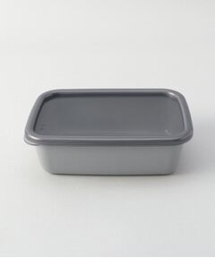 212 KITCHEN STORE / トゥーワントゥーキッチン ストア キッチンツール | ＋グレー レクタングル深型Ｍ シール蓋付 ＜野田琺瑯＞