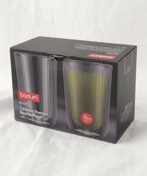 212 KITCHEN STORE / トゥーワントゥーキッチン ストア グラス・マグカップ | デューロダブルウォールグラス 250ml(2個セット) ＜bodum ボダム＞ | 詳細8