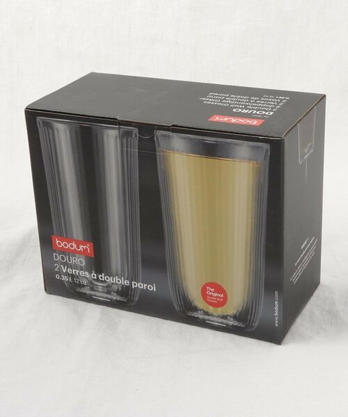 212 KITCHEN STORE / トゥーワントゥーキッチン ストア グラス・マグカップ | デューロダブルウォールグラス 350ml(2個セット) ＜bodum ボダム＞ | 詳細8