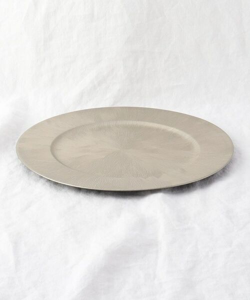 212 KITCHEN STORE / トゥーワントゥーキッチン ストア インテリア・生活雑貨・ホビー・ステーショナリー | チャージャープレート リーフウェーブ シャンパン シェーンプラス CH20232-C | 詳細1